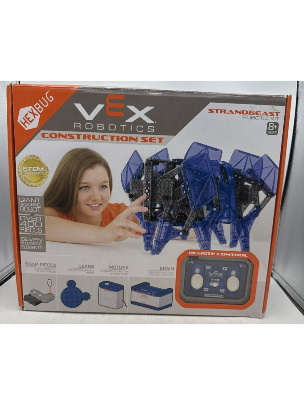 Hexbug Strandbeast VEX Robotics 400+ Pc RC Motorized Construction Set New